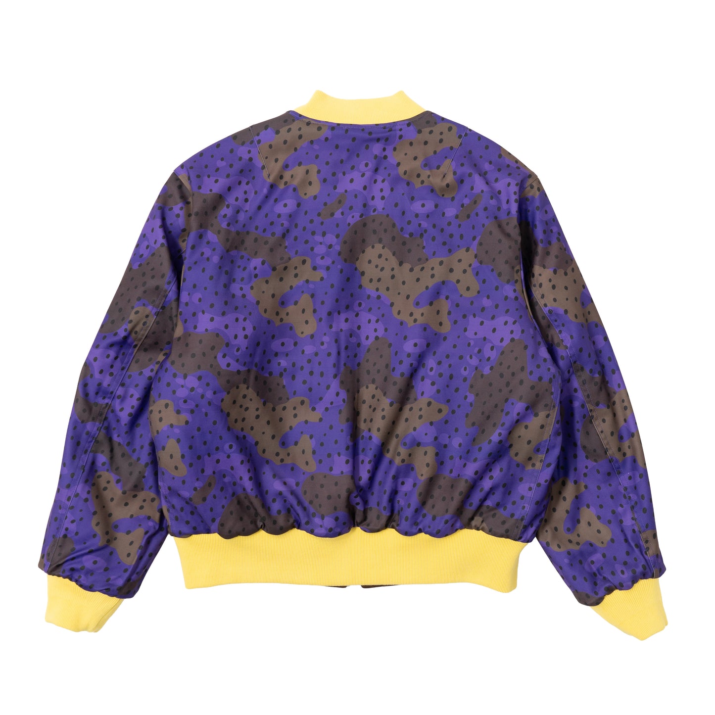 Reversible Grouper Camo MA-1 Bomber - Brown/Purple