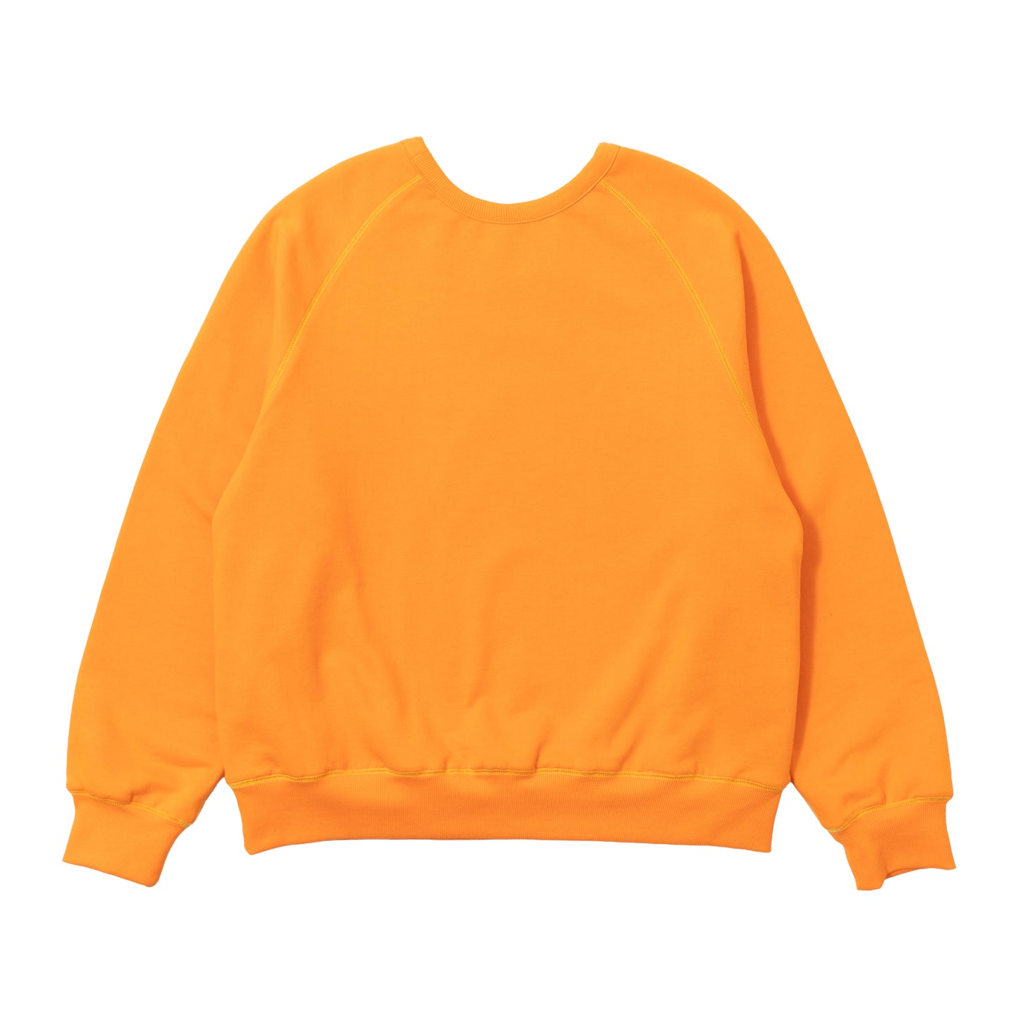 Reversible DWBI Crewneck - Orange/White