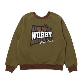 Reversible DWBI Crewneck - Brown/Pink