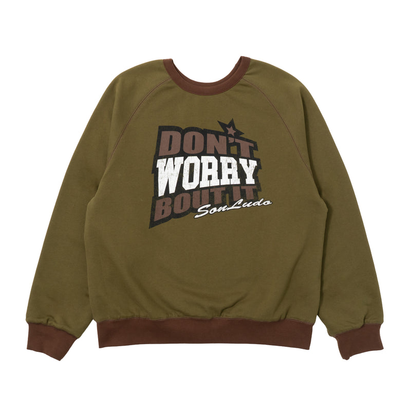 Reversible DWBI Crewneck - Brown/Pink