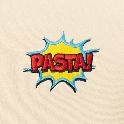 Reversible Comics Zip Hoodie - Cream
