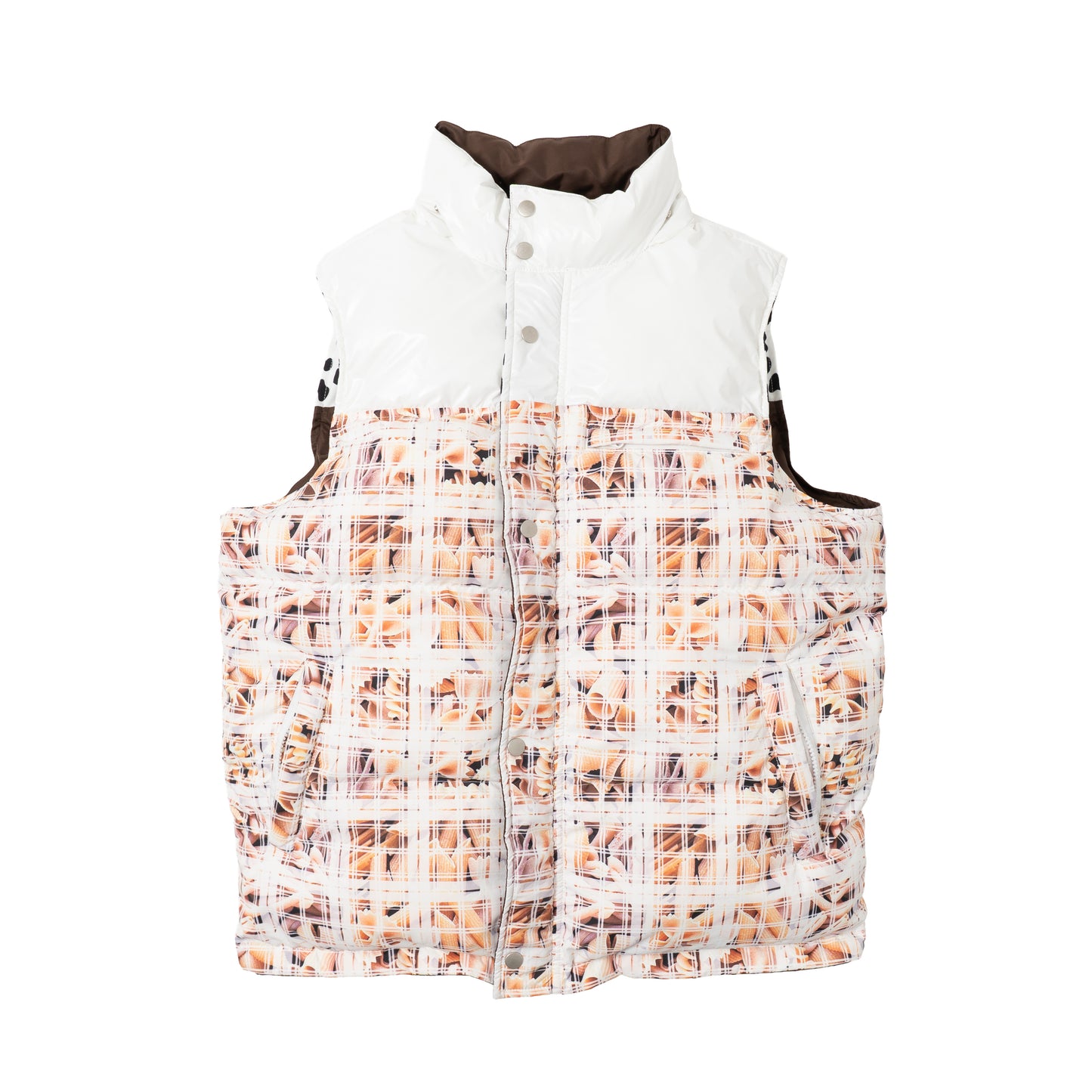Reversible Pasta Puffer Vest