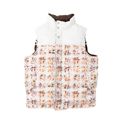 Reversible Pasta Puffer Vest