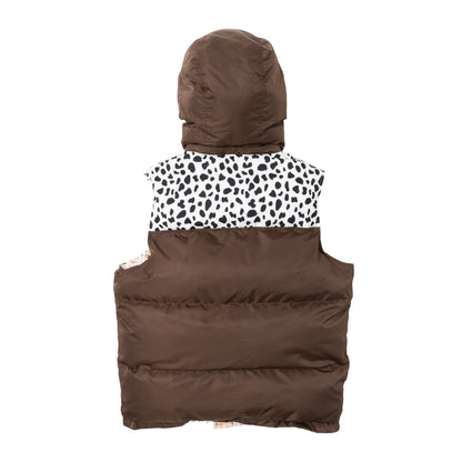 Reversible Pasta Puffer Vest