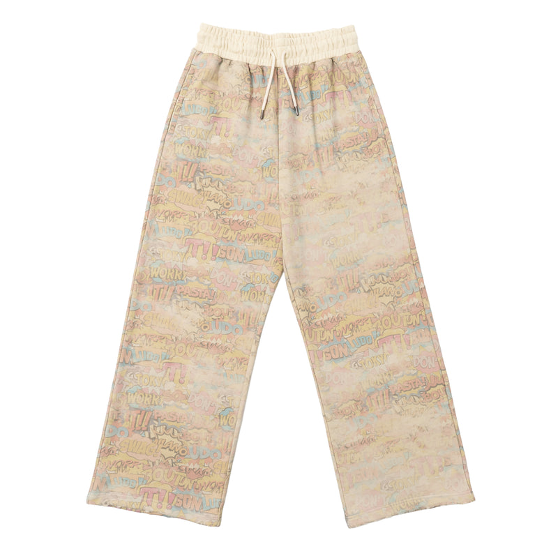 Comics Sweatpants - Cream