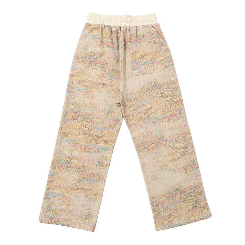 Comics Sweatpants - Cream