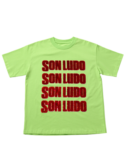 SEQUINS T-SHIRT HOT PINK