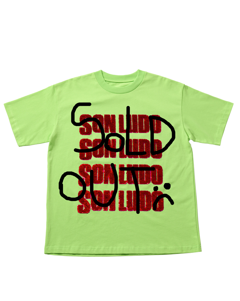 SEQUINS T-SHIRT HOT PINK