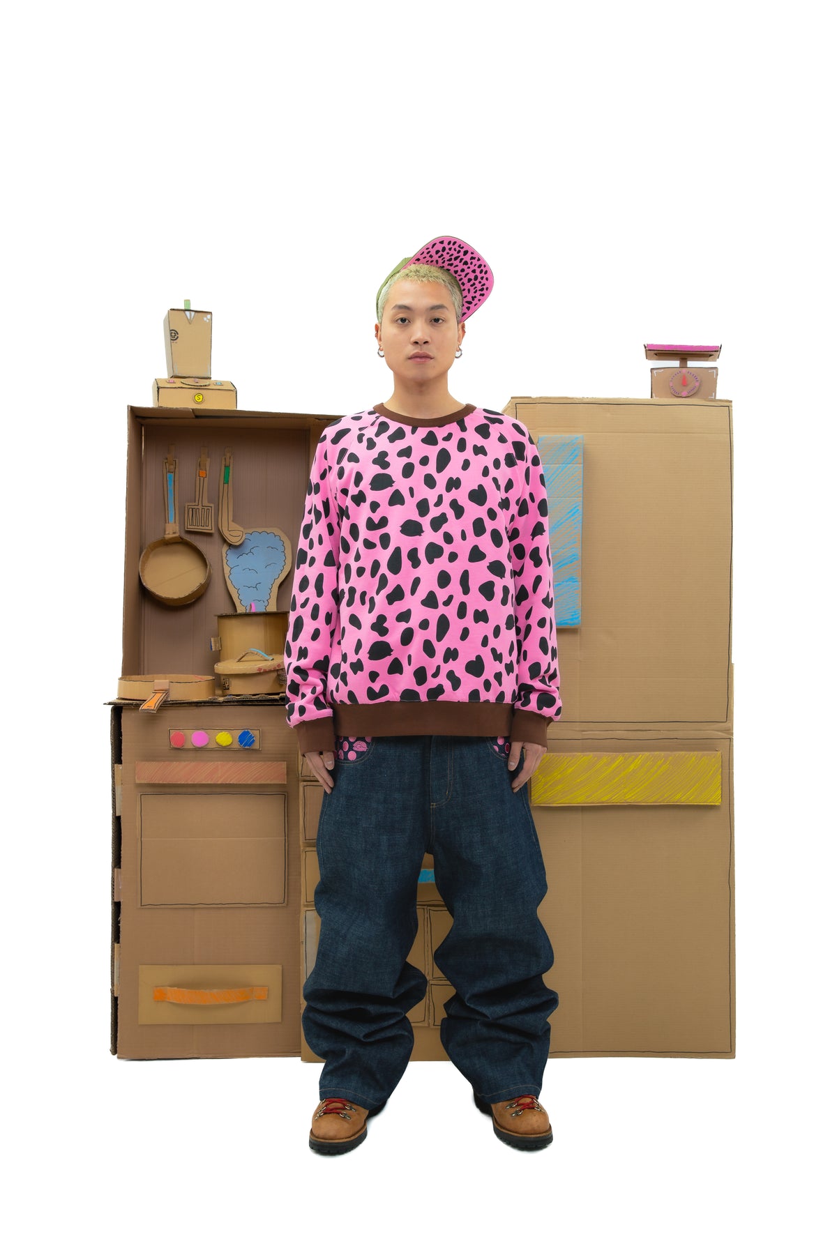 Dalmatian Baseball Hat - Green