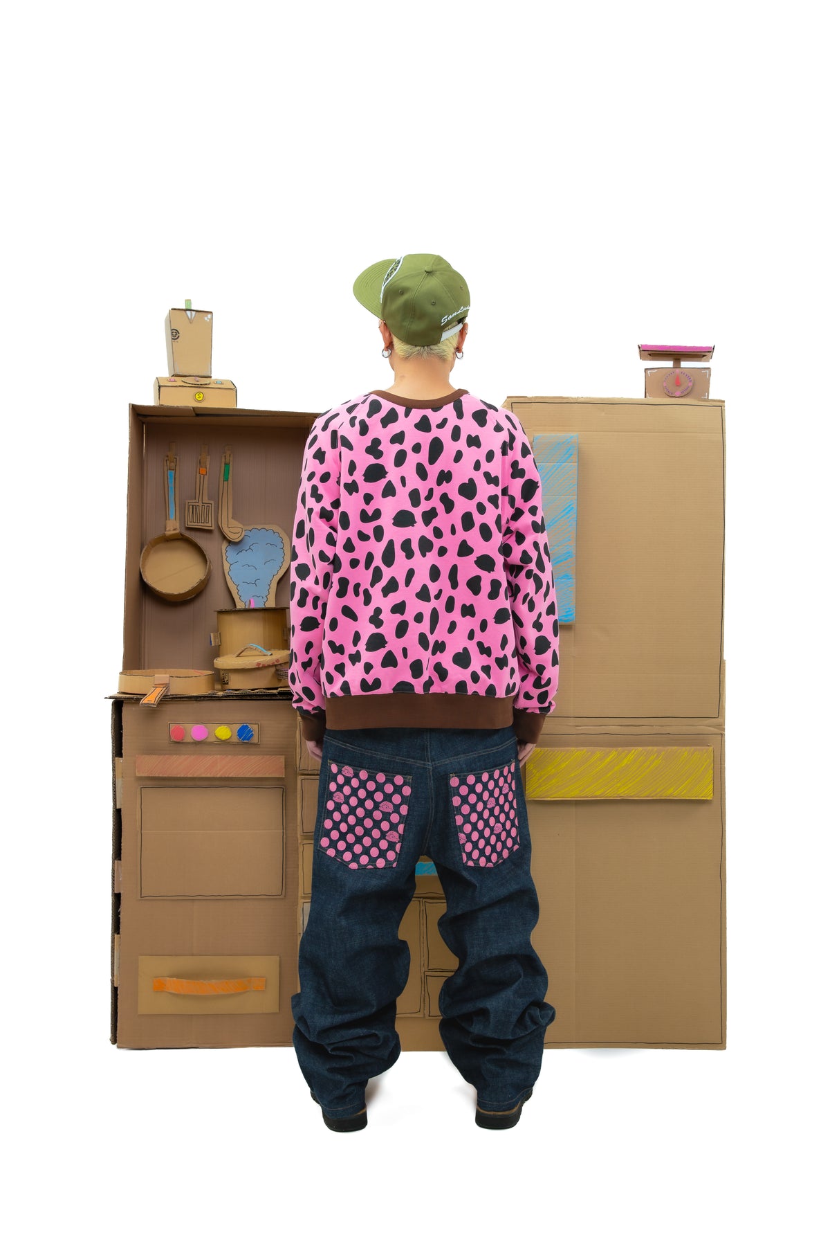 Dalmatian Baseball Hat - Green
