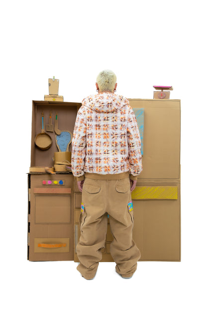 Reversible Hooded Work Jacket