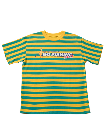 YELLOW/LIGHT BLUE GO FISHING T-SHIRT