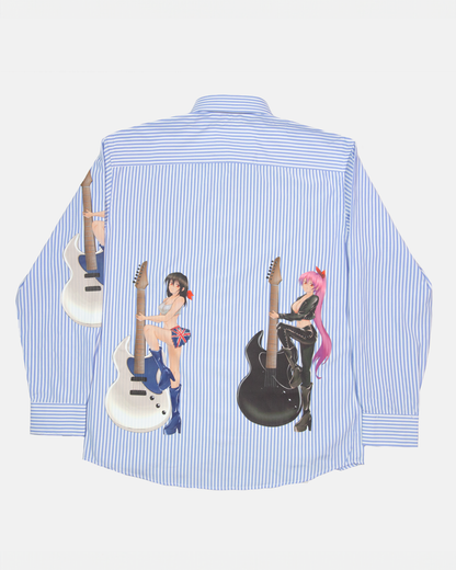 Y-Y GUITAR SHIRT LIGHT BLUE