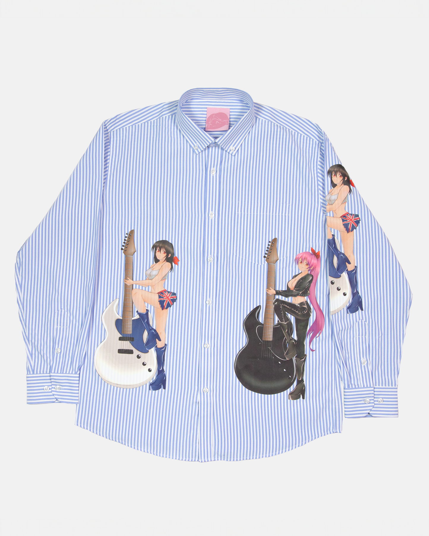 Y-Y GUITAR SHIRT LIGHT BLUE