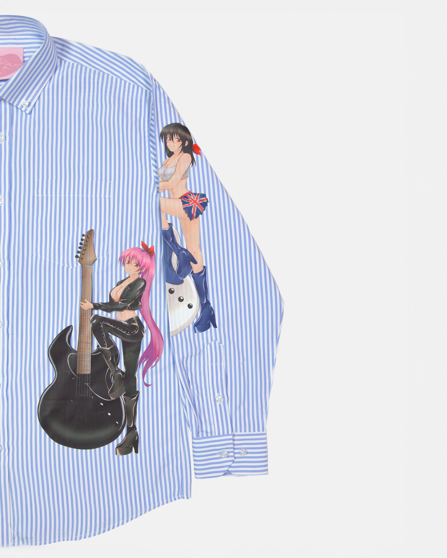 Y-Y GUITAR SHIRT LIGHT BLUE