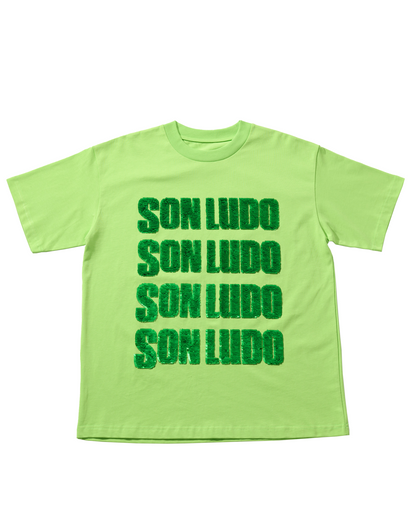 SEQUINS T-SHIRT-GREEN