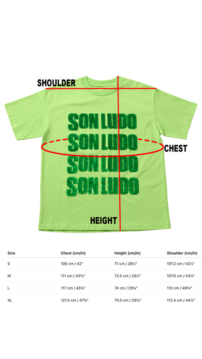 SEQUINS T-SHIRT-GREEN